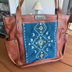 Nena & Co Cerulean Womanhood Cafe Leather Medium TPB